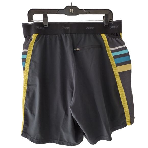 ZOOT Black Athletic Running Shorts Workout Gym Active Wear Size XL Casual - Picture 2 of 10